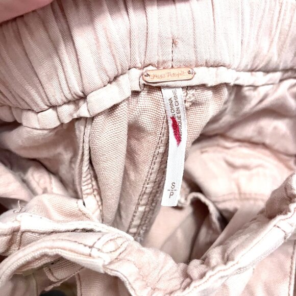 Free People Margate Pleated Trouser Pants Size S Misty Rose - Picture 3 of 7